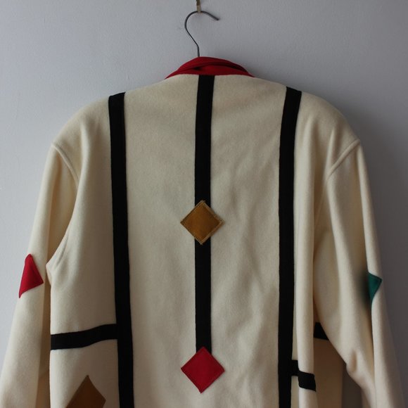Vintage International Scene Funky Wool Coat - Picture 8 of 15